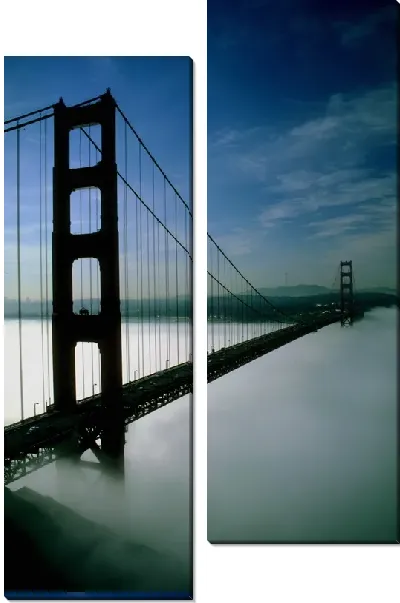 Модульная картина Мост Золотые ворота №4