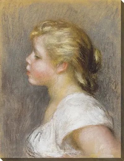 Картина маслом Профиль девушки