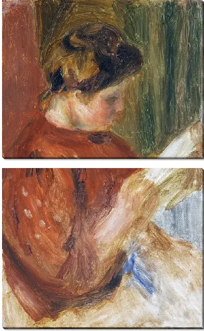 Модульная картина Читающая женщина №3