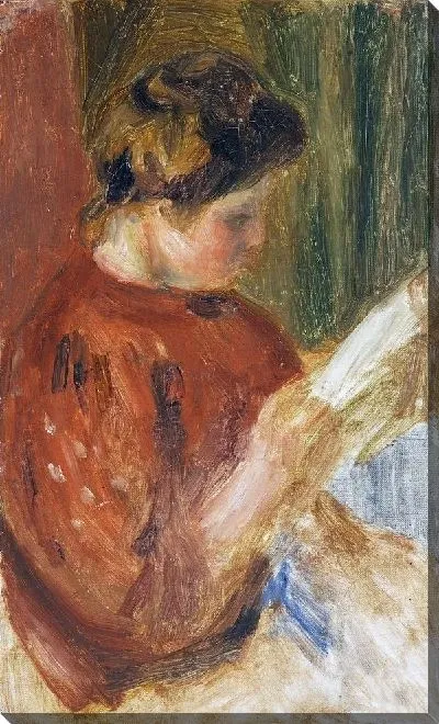 Картина маслом Читающая женщина №3