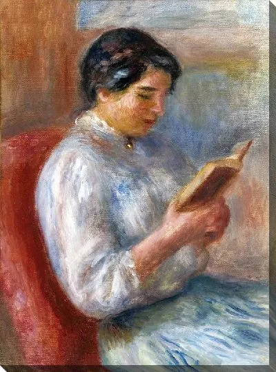 Картина маслом Читающая девушка №2