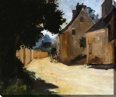 Картина маслом Улица летом