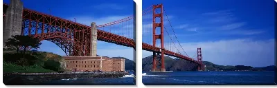 Модульная картина Мост Золотые ворота №7