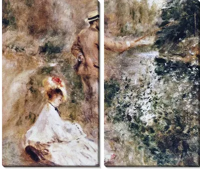 Модульная картина Рыбаки