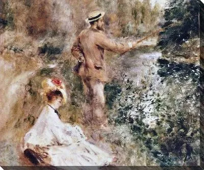 Картина маслом Рыбаки