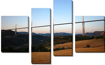 Модульная картина Мост Милло