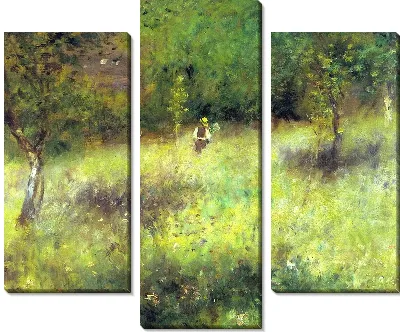 Модульная картина Весенний пейзаж