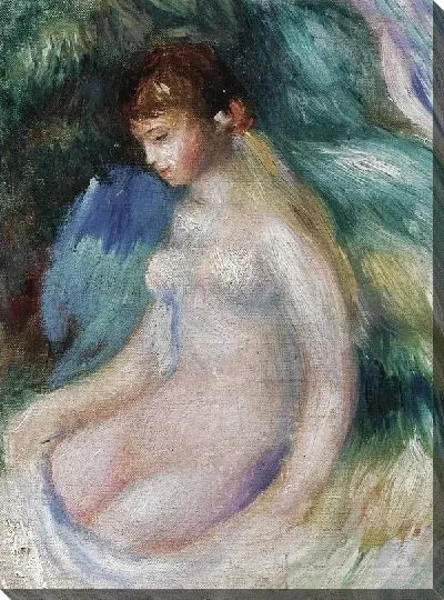 Картина маслом Сидящая обнаженная №3