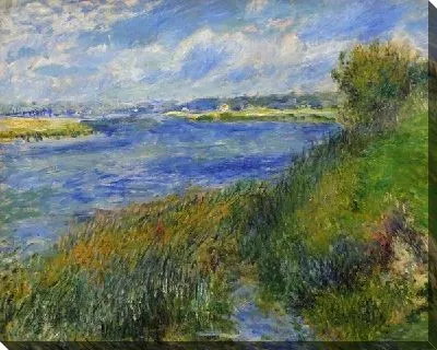 Картина маслом Берег Сены №11