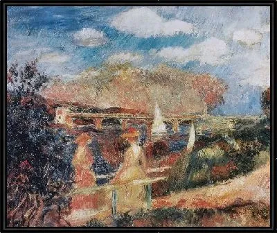 Картина Берег Сены №12