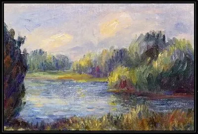 Картина Берег реки №30