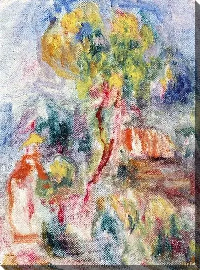 Картина маслом Деревья летом