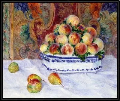 Картина Натюрморт с персиками