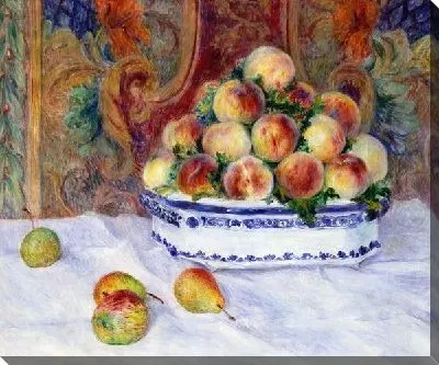 Постер Натюрморт с персиками