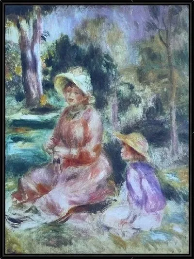 Картина Мадам Ренуар и ее сын Пьер