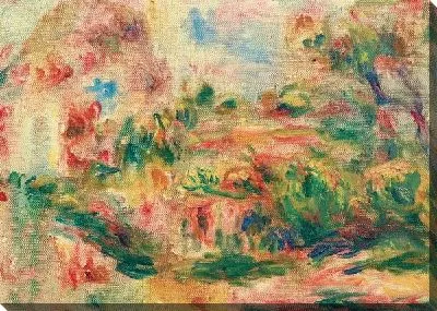 Картина маслом Пейзаж в теплых тонах