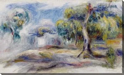 Картина маслом Пейзаж с деревом