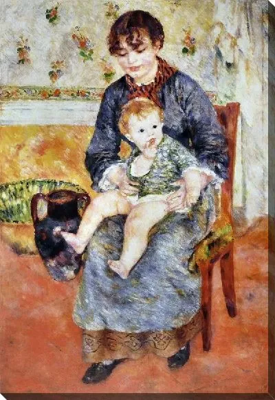 Картина маслом Мать с ребенком №4