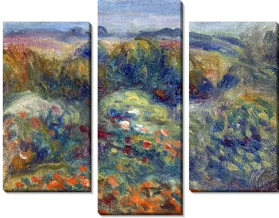 Модульная картина Цветочная поляна