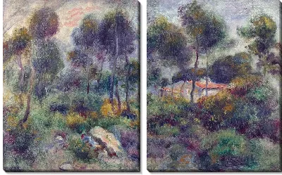 Модульная картина Летний пейзаж №29