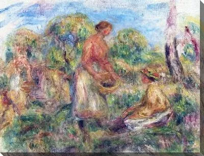 Картина маслом Пейзаж с мостом №13