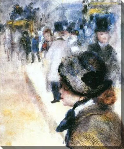 Картина маслом Улочка в Париже