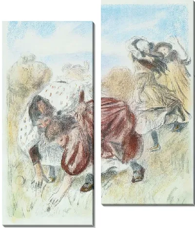 Модульная картина Играющие дети №2