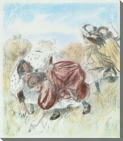 Картина маслом Играющие дети №2