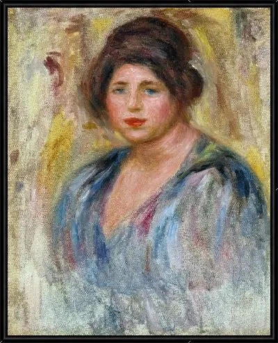 Картина Дама в синем