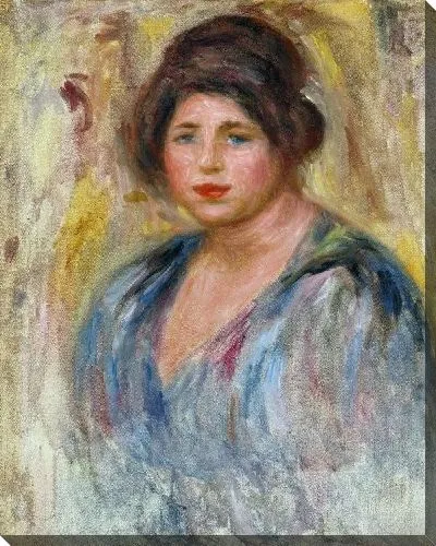 Картина маслом Дама в синем