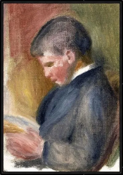 Картина Пьер Ренуар читает