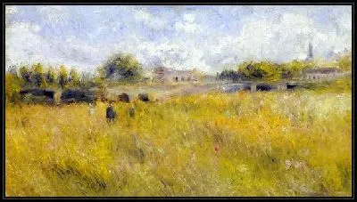 Картина На берегу реки Сены
