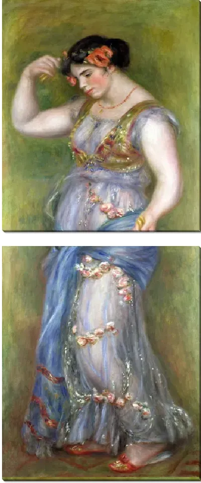 Модульная картина Танцовщица с кастаньетами