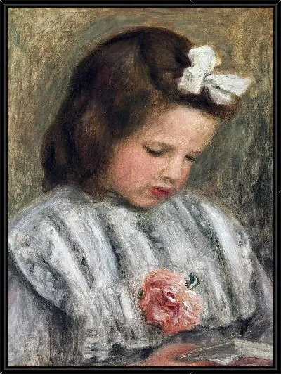 Картина Читающая девочка