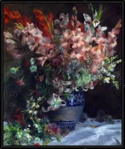 Картина Гладиолусы в вазе