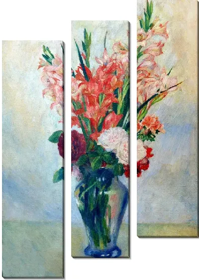 Модульная картина Букет гладиолусов
