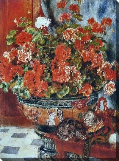 Картина маслом Герань