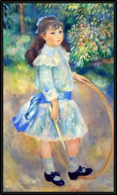 Картина Девочка с обручем