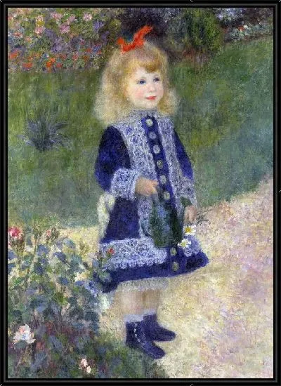 Картина Девочка с лейкой