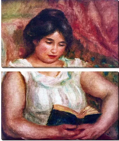 Модульная картина Габриаль читает