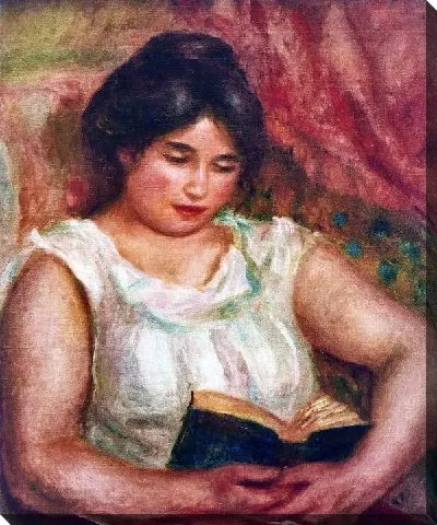 Картина маслом Габриаль читает