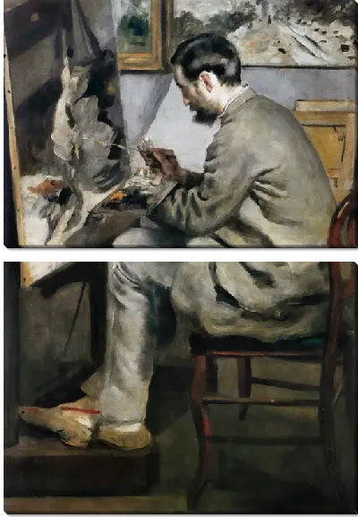 Модульная картина Художник
