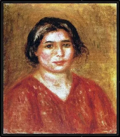 Картина Габриэль в красном