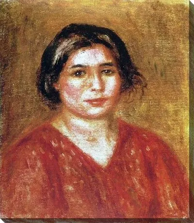 Картина маслом Габриэль в красном