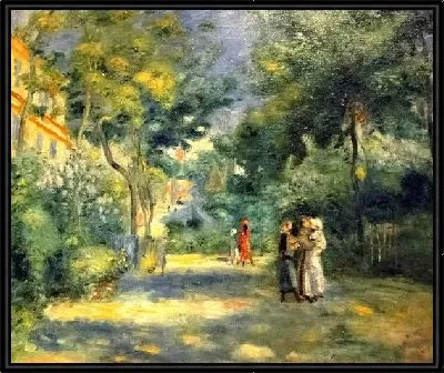Картина Сад на Монмартре