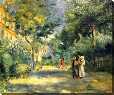 Картина маслом Сад на Монмартре