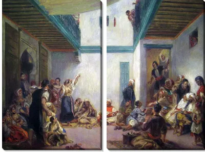 Модульная картина Еврейский праздник