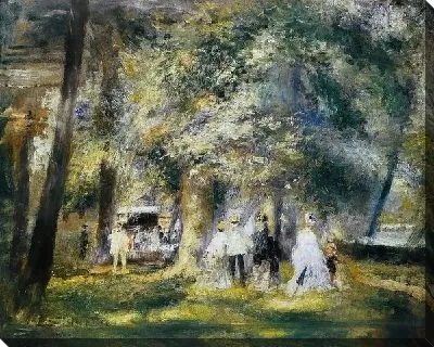 Картина маслом Летний парк