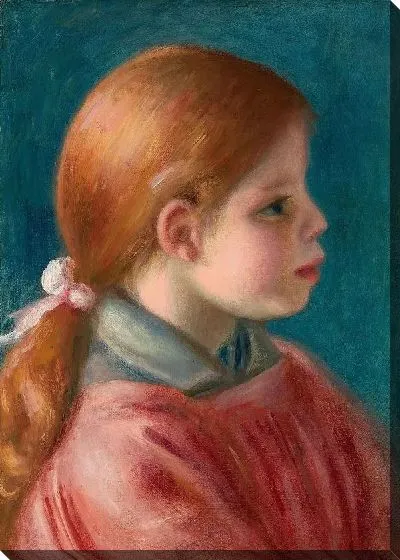 Картина маслом Девочка в красном