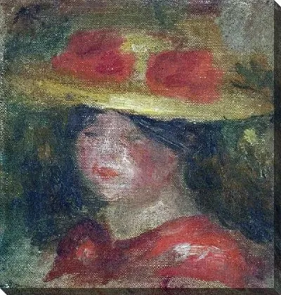 Картина маслом Дама в шляпе